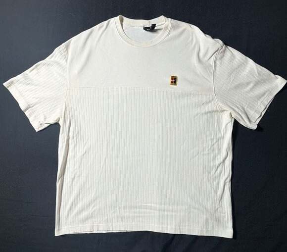Nike Other - NikeCourt Heritage Ribbed Panel Tennis T-Shirt